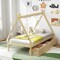 Wooden House Bed with Storage Drawers and DIY Playhouse Design for Kids